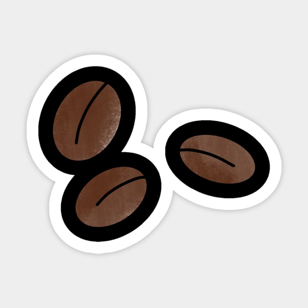 Coffee Beans / Cute Coffee Dates Sticker by nathalieaynie